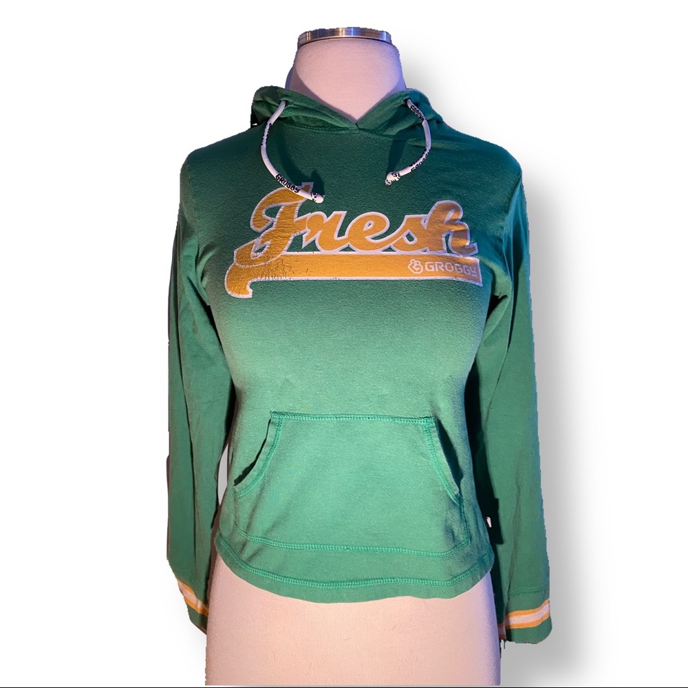 Fresh Groggy Green Pullover Hoodie